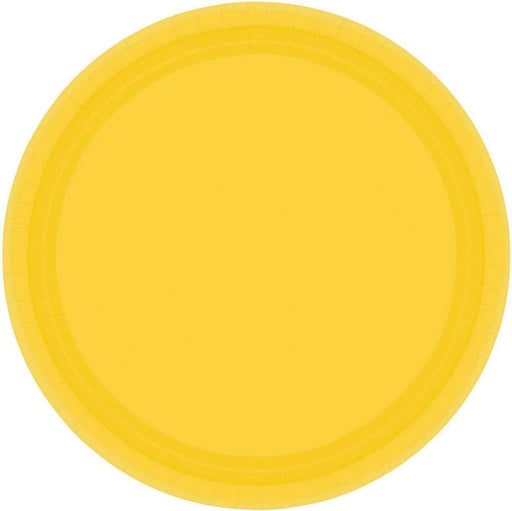 Sunshine Yellow 22.8cm Paper Plates 8pk