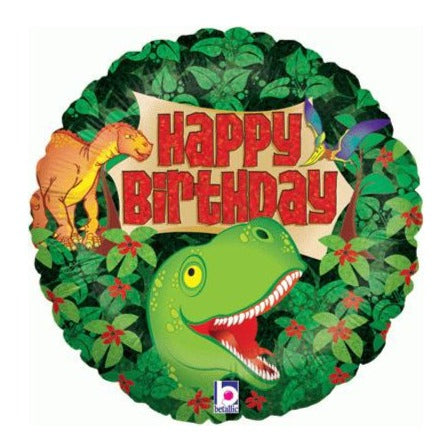 18'' Dinosaur Birthday Holographic