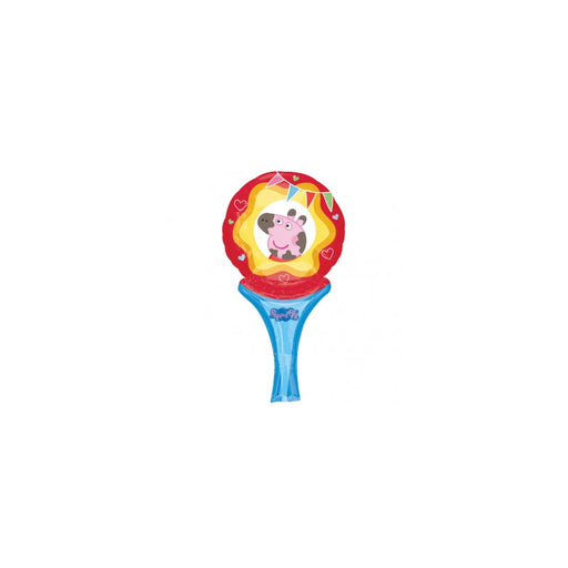 9'' Peppa Pig Inflate A Fun Air Fill Foil Balloon
