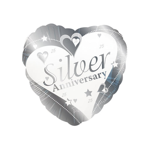 18'' Foil Silver Anniversary