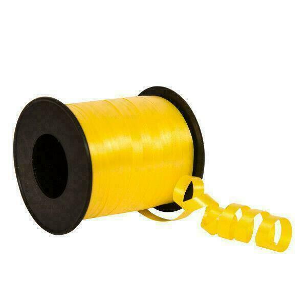 Yellow Balloon Curling Ribbon 91.4m (100yds)