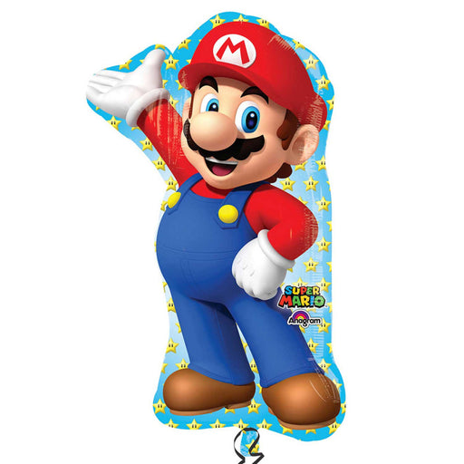 Super Mario Super Shape Foil 22''/55Cm W X 33''/83Cm H