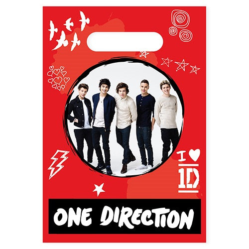 One Direction Party Lootbags 8pk