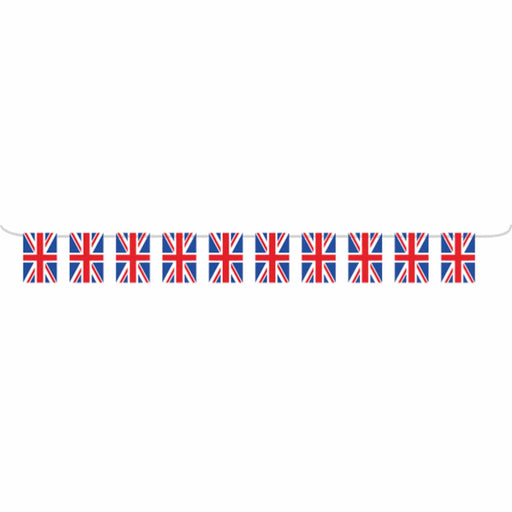 Amscan Bunting Union Jack Red White Blue Flag Bunting 5 mtr (1pc)