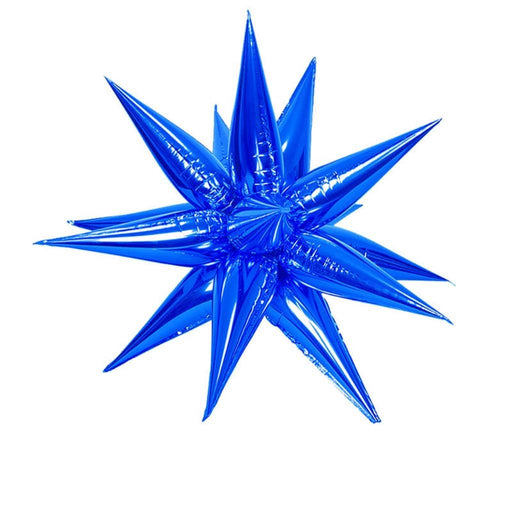 Boom Party Foil Balloon 26" Blue Exploding Star