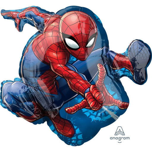 Spiderman Supershape Foil Balloon 43Cm W X /73Cm H