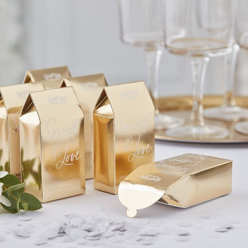Gold Wedding Biodegradeable Confetti Box 7G