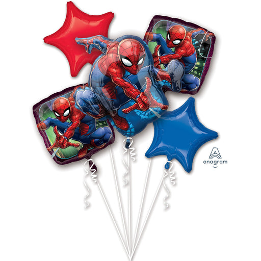 Spider-Man Webbed Wonder Bouquet Foil Balloon