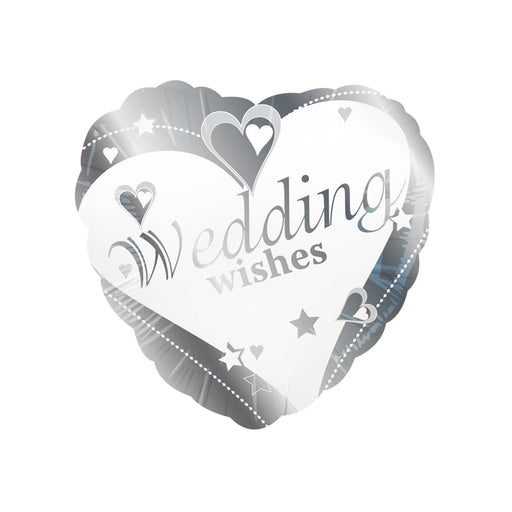 18'' Foil Wedding Wishes