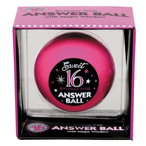 Sweet 16 Birthday Wishes Answer Ball