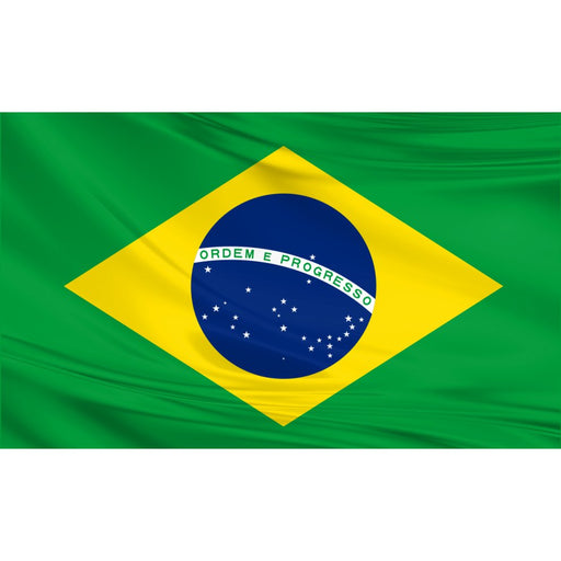 Brazil Flag 5Ft X 3Ft Polyester Fabric Country National