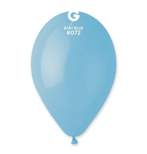 Gemar Latex Balloons 13 Inch (50pk) Macaron Baby Blue Balloons #072