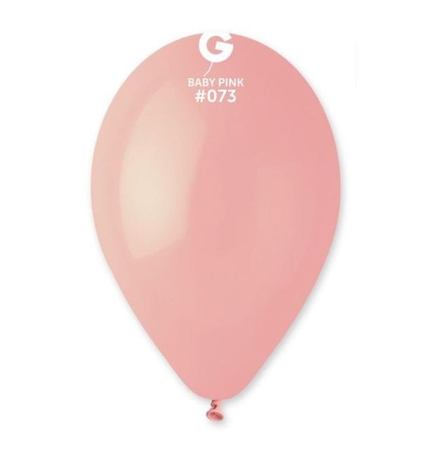 Gemar Latex Balloons 13 Inch (50pk) Macaron Baby Pink Balloons #073