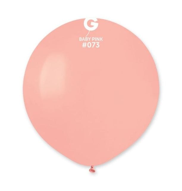 Gemar Latex Balloons 19 Inch (25pk) Macaron Baby Pink Balloons #073
