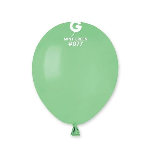 Gemar Latex Balloons 5 Inch (50pk) Macaron Mint Green Balloons #077