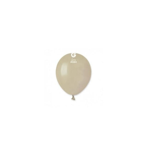 Gemar Latex Balloons 5 Inch (50pk) Natural Latte Balloons #084