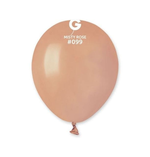Gemar Latex Balloons 5 Inch (50pk) Natural Misty Rose Balloons #099