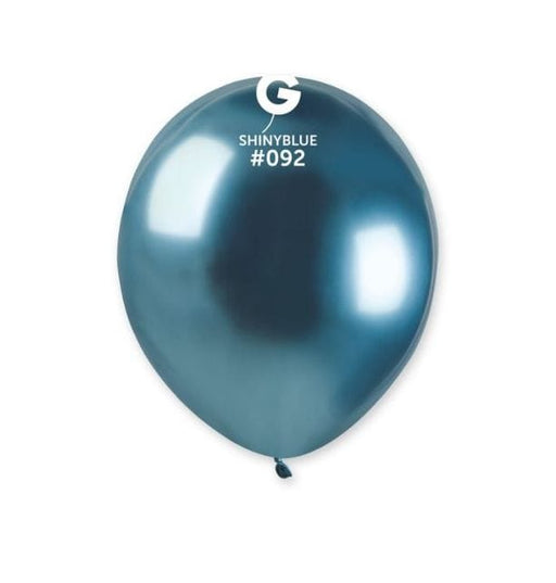 Gemar Latex Balloons 5 Inch (50pk) Shiny Blue Balloons #092
