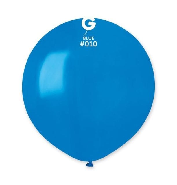 Gemar Latex Balloons 19 Inch (25pk) Standard Blue Balloons #010