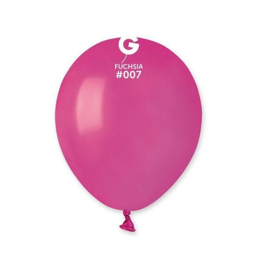 Gemar Latex Balloons 5 Inch (50pk) Standard Fuchsia Balloons #007