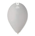 Gemar Latex Balloons 13 Inch (50pk) Standard Grey Balloons #070