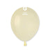 Gemar Latex Balloons 5 Inch (50pk) Standard Ivory Balloons #059