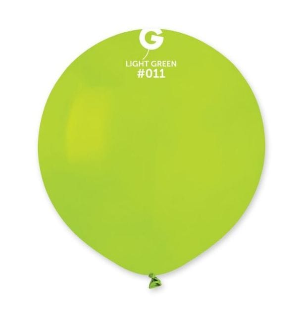 Gemar Latex Balloons 19 Inch (25pk) Standard Light Green Balloons #011