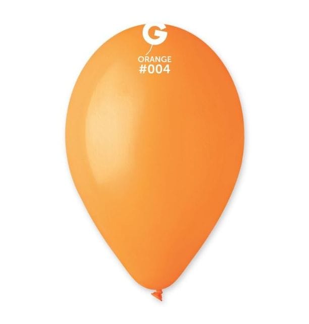 Gemar Latex Balloons 13 Inch (50pk) Standard Orange Balloons #004