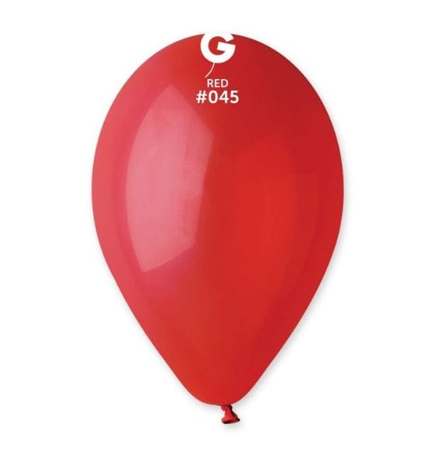 Gemar Latex Balloons 13 Inch (50pk) Standard Red Balloons #045