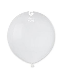 Gemar Latex Balloons 19 Inch (25pk) Standard White Balloons #001