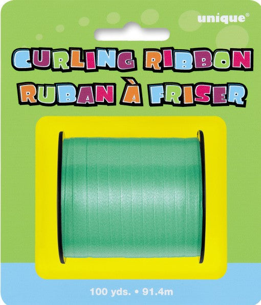 Emerald Green Balloon Curling Ribbon 91.4m (100yds)