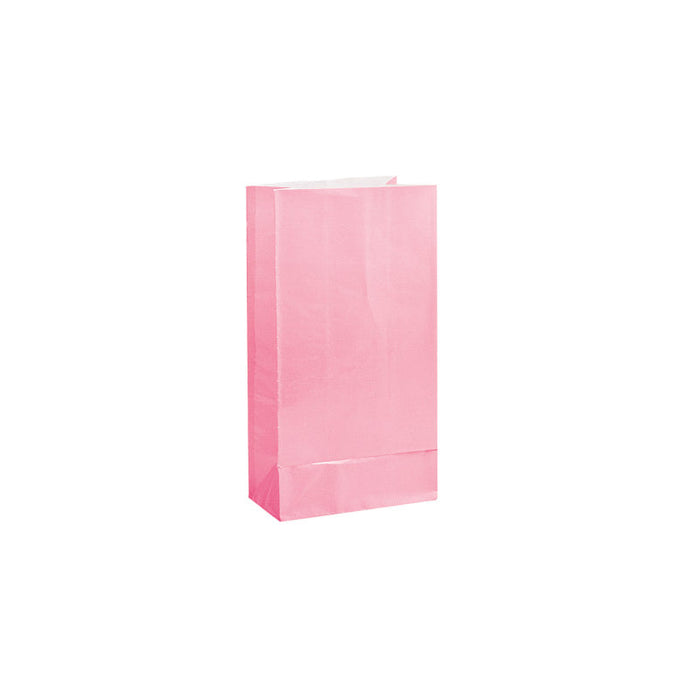Paper Party Bags Pastel Pink (12pk)