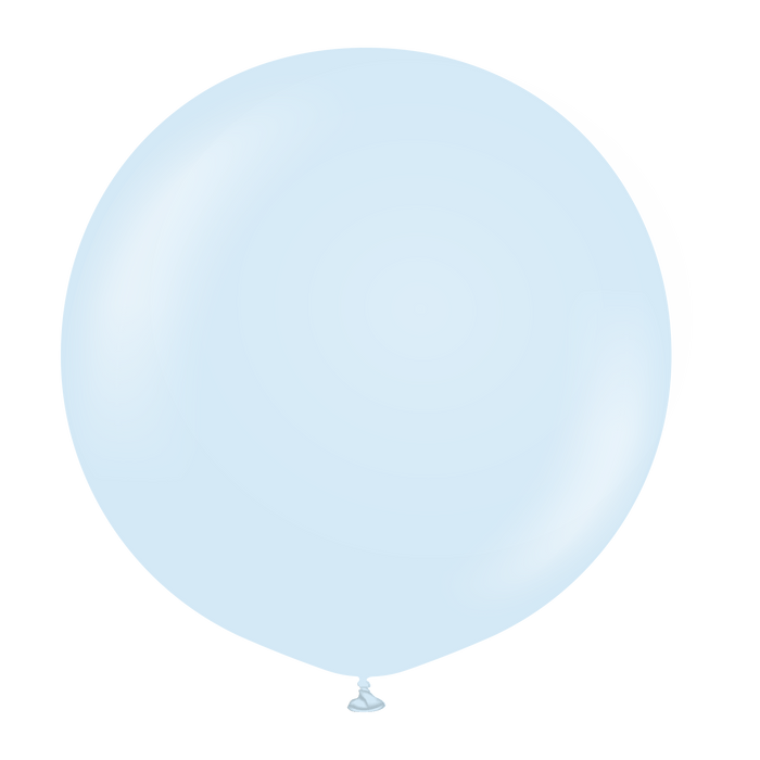 Kalisan Latex Balloons 24 Inch (3pk) Macaron Baby Blue