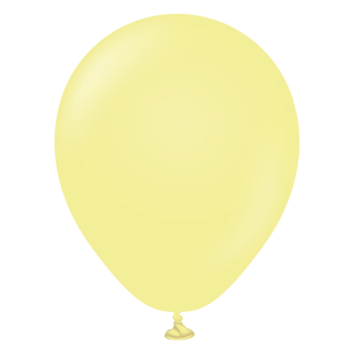 Kalisan Latex Balloons 5 Inch (100 pk) Macaron Yellow Balloons