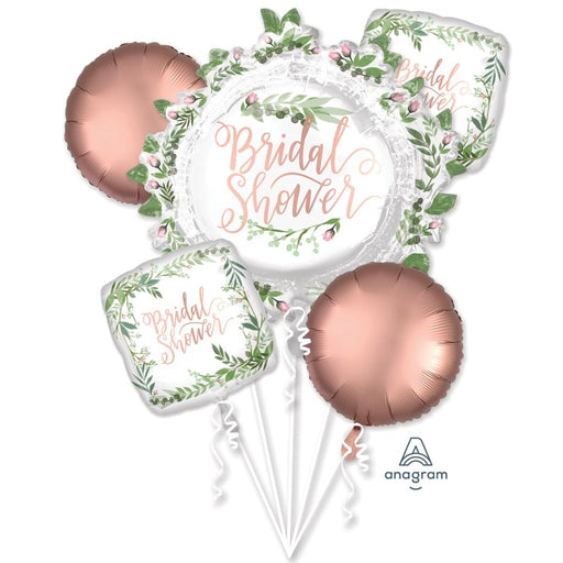 Love & Leaves Bridal Shower Bouquet Foil Balloon