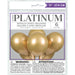 Gold Platinum 11'' Latex Balloons, 6Ct