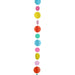 Multicolour Circles Balloon Tail 1.2M