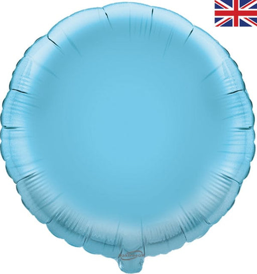 Oaktree UK Foil Balloon Light Blue Round 18 Inch