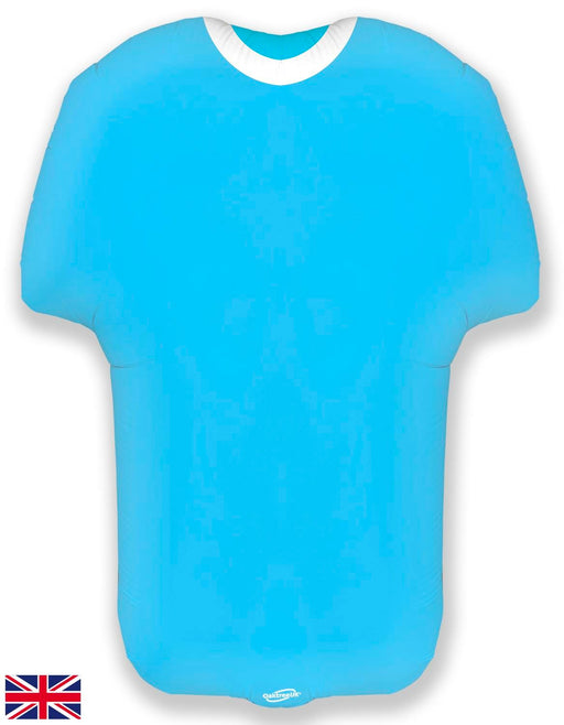 Oaktree UK Foil Balloons Light Blue Sport Shirt / Football Shirt
