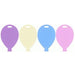 Oaktree UK Balloon Weight Pastel Balloon Shape Weights Assorted 100pk