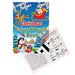 PlayWrite Colouring Book Christmas A6 Colour & Puzzle Book (24 Books
