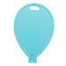 Light Blue Balloon Shape Weight 100pk