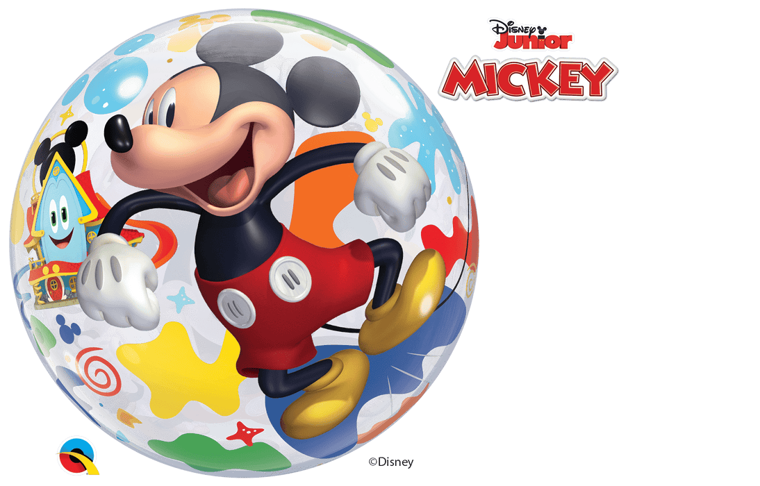 Qualatex Foil Balloons 22" Mickey Mouse Bubble Balloon