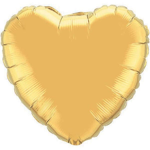 Qualatex 36'' Metallic Gold Heart (Flat)