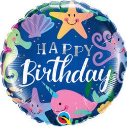 Qualatex Foil Balloon Fun Under the Sea Happy Birthday 18 Inch