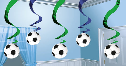 Hanging Soccer Swirls