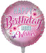 Pink Happy Birthday Wishes 18 Inch Foil Balloon