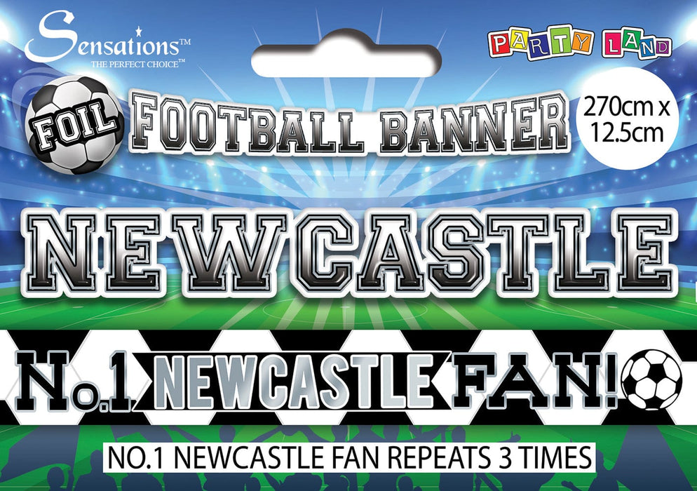 Sensations Foil Banner No 1 Newcastle Fan Foil Banner