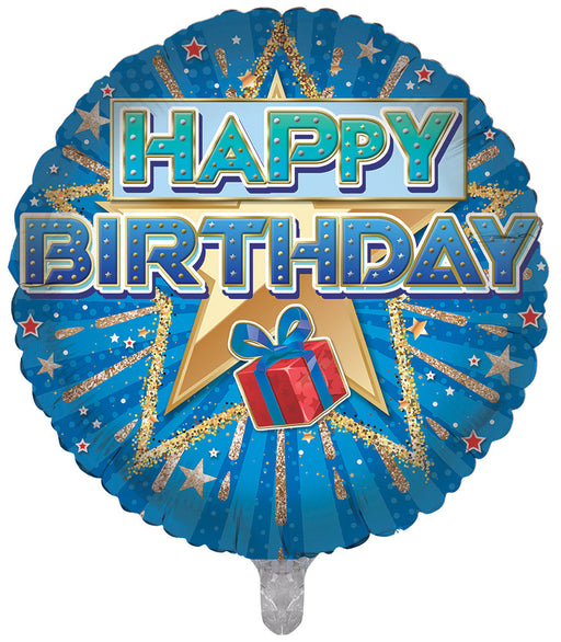 Happy Birthday (You'Re A Star) 18 Inch Foil Balloon