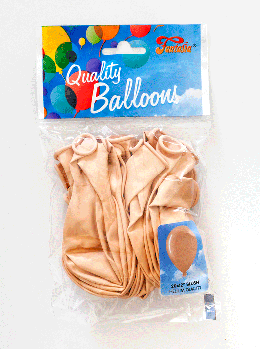 12" Blush Pastel Balloons 20pk